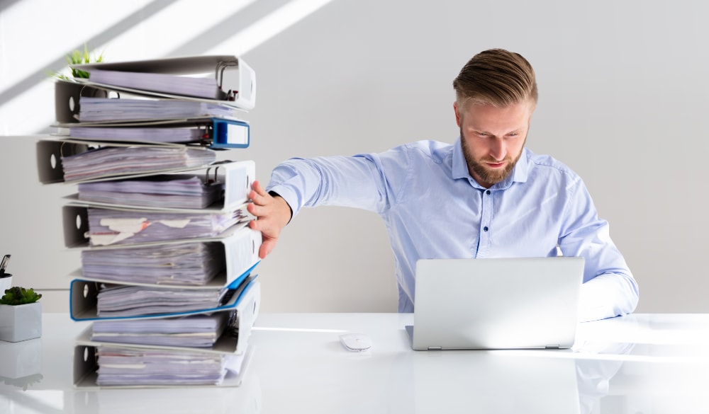 digital enablement reduces paperwork